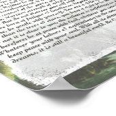 DESIDERATA Vorsichtig Palm Beach Poster (Ecke)