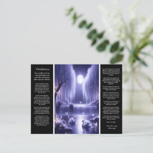 Desiderata Wasserfall: Radiant Bloom Falls Postkarte