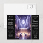 Desiderata Wasserfall: ruhiger Schwanenglühen Postkarte (Vorne/Hinten)