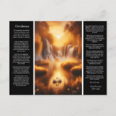 Desiderata Wasserfall: Swan Harmony Pool Postkarte (Vorderseite)