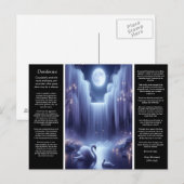 Desiderata Wasserfall: Swan Harmony Pool Postkarte (Vorne/Hinten)