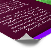 DESIDERATA Wasserfälle Poster (Ecke)