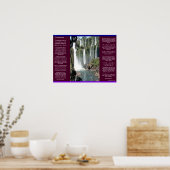 DESIDERATA Wasserfälle Poster 3 (Küche)