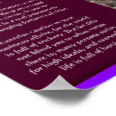 DESIDERATA Wasserfälle Poster 6 (Ecke)