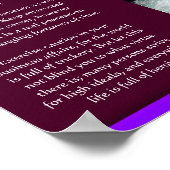 DESIDERATA Wasserfälle Poster 8 (Ecke)