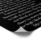 DESIDERATA Whispers of the Wild: Waterfall's Song Poster (Ecke)