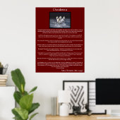 Desiderata white arabian Pferdeposters Poster (Heimbüro)