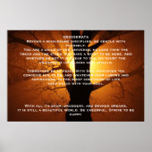 DESIDERATA Willow Tree Posters Poster (Vorne)