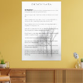 DESIDERATA Winterbaumen Leinwanddruck (Insitu (Wohnzimmer))