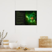 Desiderata - Wreath Nebula, Barnard 3, Milchstraße Poster (Küche)