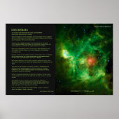 Desiderata - Wreath Nebula, Barnard 3, Milchstraße Poster (Vorne)