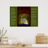 Desiderata - Wunschfenster Poster (Küche)