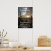 DESIDERATA Wüste Poster (Küche)