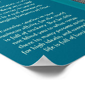 DESIDERATA Wüstenstellenposter Poster (Ecke)