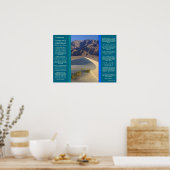 DESIDERATA Wüstenstellenposter Poster (Küche)