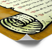 Desiderata ~ Zeitlose Inspiration Poster (Ecke)