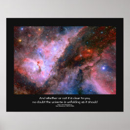 Desiderata Zitat: Carina Nebula, Eta Carinae Poster