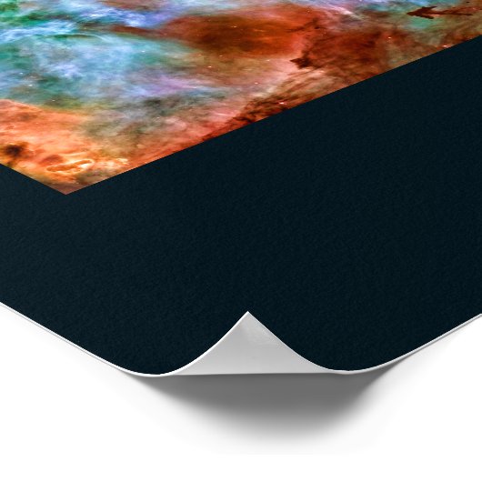 Desiderata Zitat: Carina Nebula in Argo Navis Poster (Ecke)