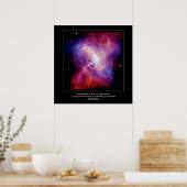 Desiderata Zitat - Krabbenpulsar, Neutronenstar Poster (Küche)