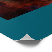 Desiderata Zitat - Zentrum des Schwanennebels Poster (Ecke)