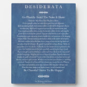 Desiderata zu Denim Fotoplatte (Vorderseite)