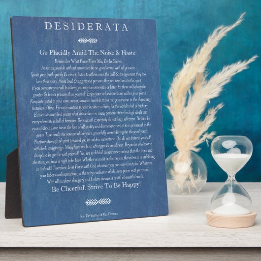 Desiderata zu Denim Fotoplatte (Seite)