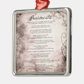 Desiderata zu Vintagen Imitaten Silbernes Ornament (Links)