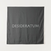Desideratum Wandteppich (Vorderseite)