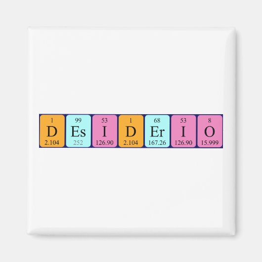 Desiderio Periodenmagnet Magnet (Vorne)