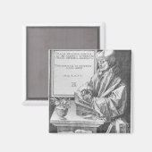 Desiderius Erasmus von Rotterdam, 1526 Magnet (Vorderseite/Rückseite)