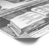 Desiderius Erasmus von Rotterdam, 1526 Poster (Ecke)