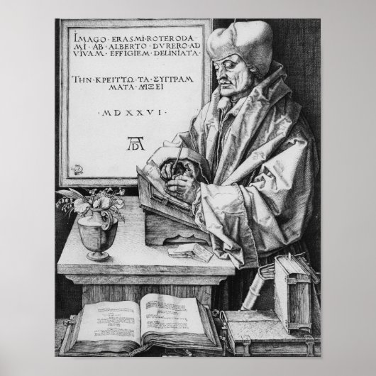 Desiderius Erasmus von Rotterdam, 1526 Poster (Vorne)