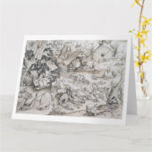 Desidia (Sloth), Pieter Bruegel Karte (Gelbe Blume)