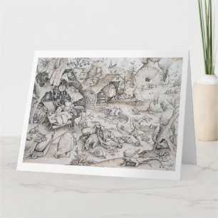 Desidia (Sloth), Pieter Bruegel Karte