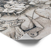 Desidia (Sloth), Pieter Bruegel Poster (Ecke)