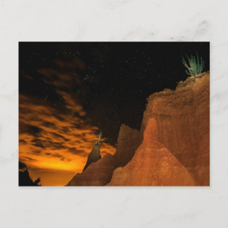Desierto en la noche postkarte