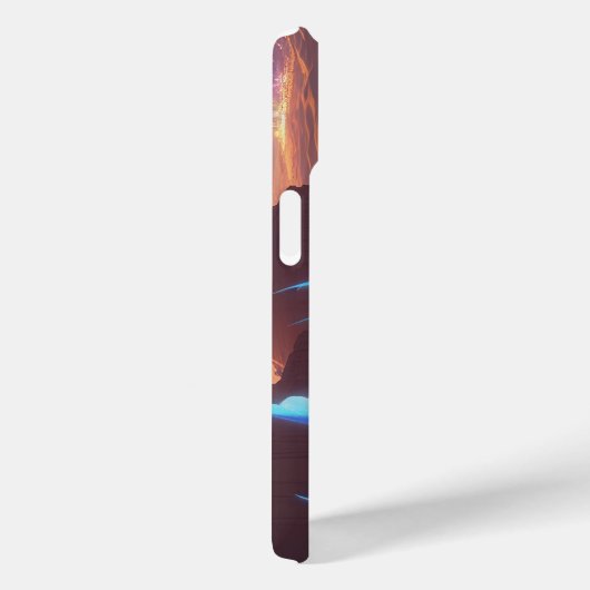 Desierto místico con ciudad futurista Case-Mate iPhone hülle (Rückseite / Rechts)