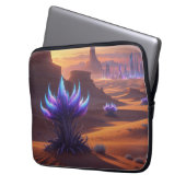Desierto místico con ciudad futurista laptopschutzhülle (Vorderseite Links)