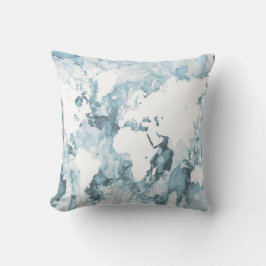 Design 103 Weltkarte Kissen