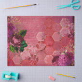 Design 15 der Burgundy-Bienenreihe Seidenpapier (Basteln)