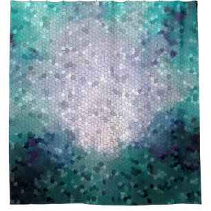 Design 15 Mosaik Duschvorhang