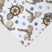 Design 17 Gewebe der maritimen Life-Serie Seidenpapier (Ausschnitt)