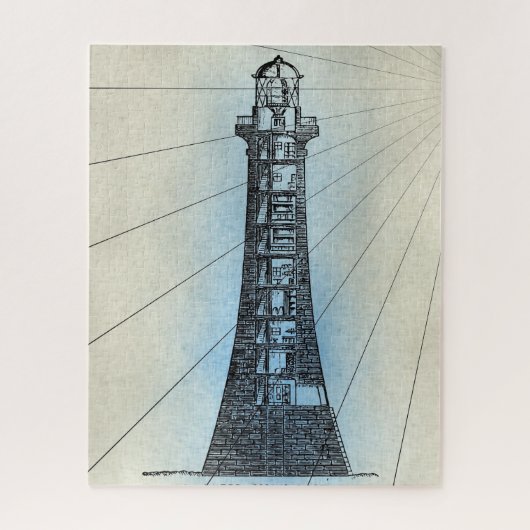 Design-19-Gewebepapier der Serie Nautic Puzzle (Vertikal)