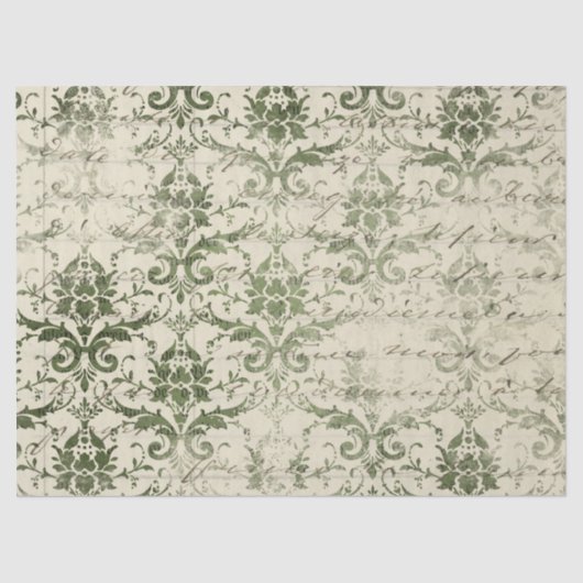 Design 1 der Reihe "Ephemera Green Paper" Seidenpapier (Vorderseite)