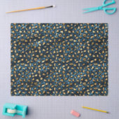 Design-1-Gewebe der Blue Leopard Serie Seidenpapier (Basteln)