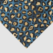 Design-1-Gewebe der Blue Leopard Serie Seidenpapier (Detail)
