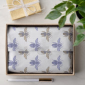 Design-1-Gewebepapier der Serie Serenity Bees Seidenpapier (Geschenk)