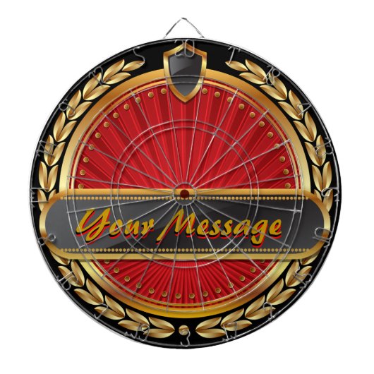 Design 1 Karte Dartscheibe (vorne)