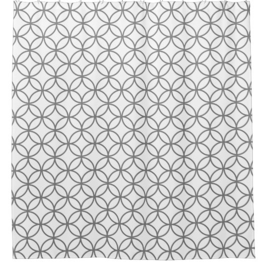 Design 211 Grau Minimalistisch Duschvorhang (Vorderseite)