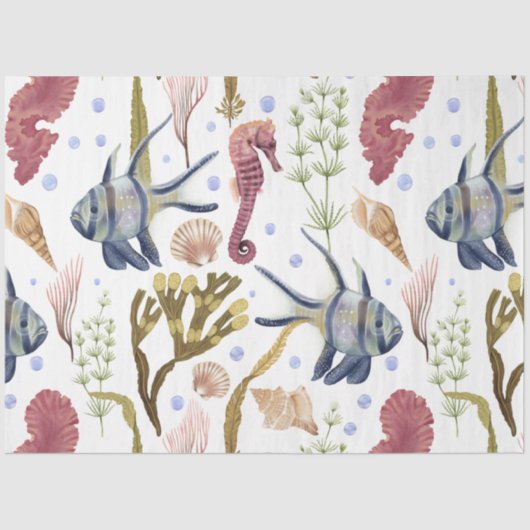 Design 21 Gewebe der maritimen Life-Serie Seidenpapier (Vorderseite)